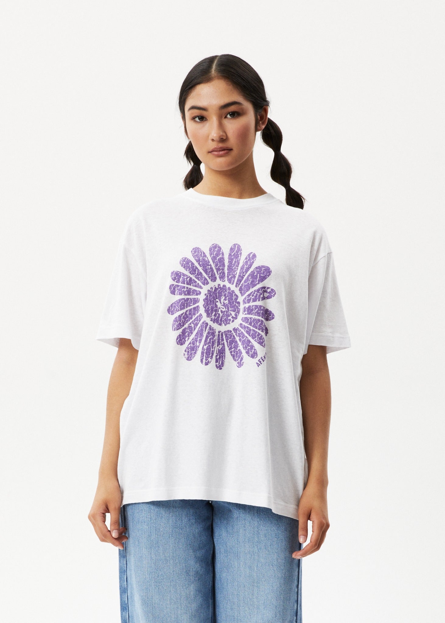 Afends Daisy Slay Oversized Graphic Tee