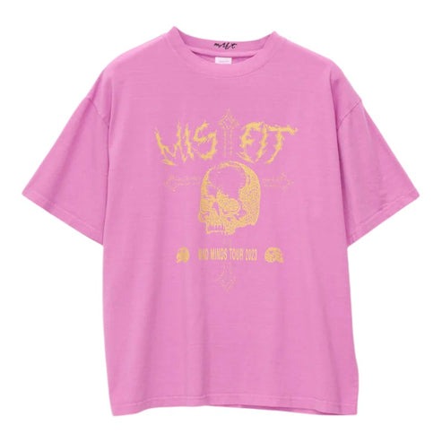 Misfit Metalworks Tee - Rasberry