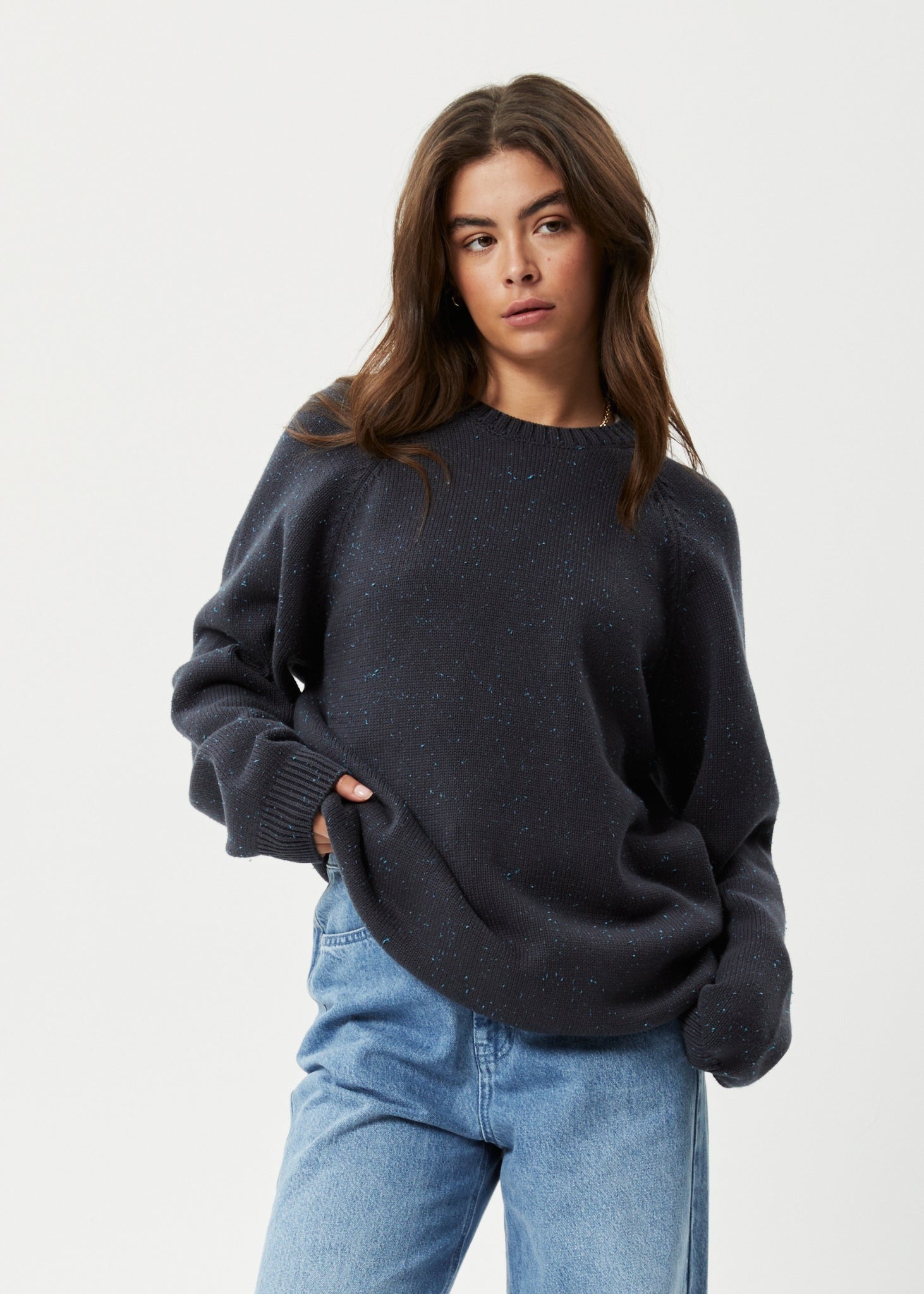 Afends Solace Unisex Organic Knit Crew Jumper