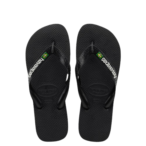 Havaianas Kids Brazil Logo Black