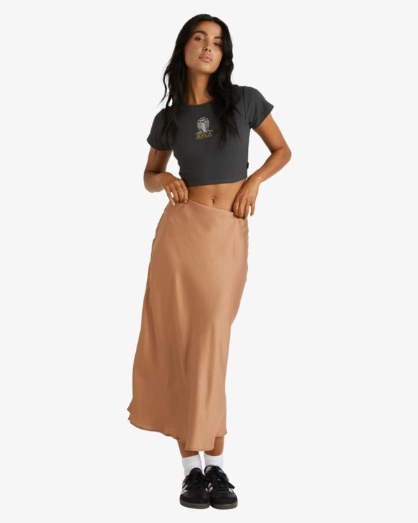 RVCA Annika Midi Skirt