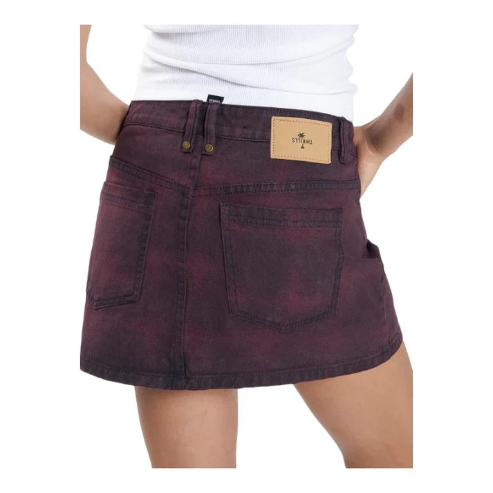 Thrills Sophie Barrio Skirt - Deep Plum