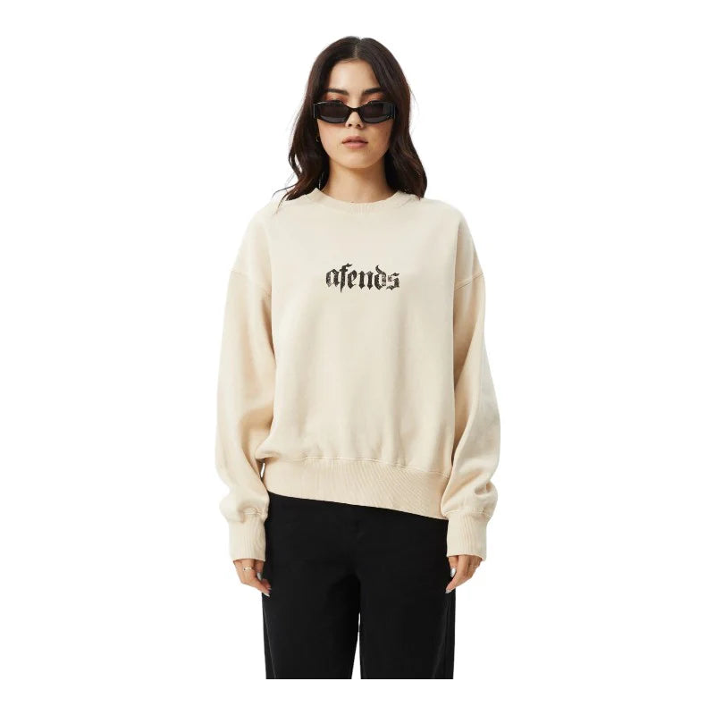 Afends Scorpio Crew Neck Sand