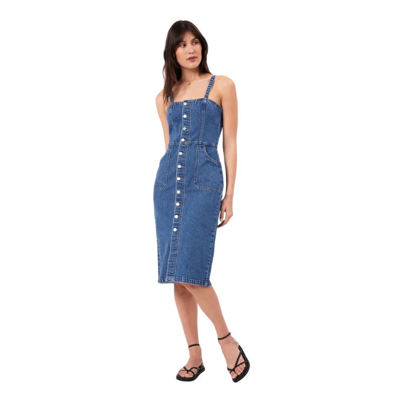 Rollas Venice Dress Vintage Blue