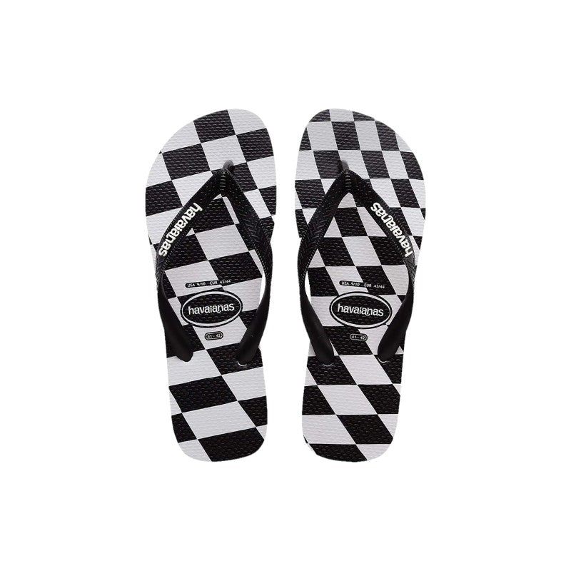 Havaianas Kids Top Distorted Check Black